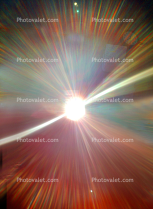 Bright Light in the Night, Lens Flare