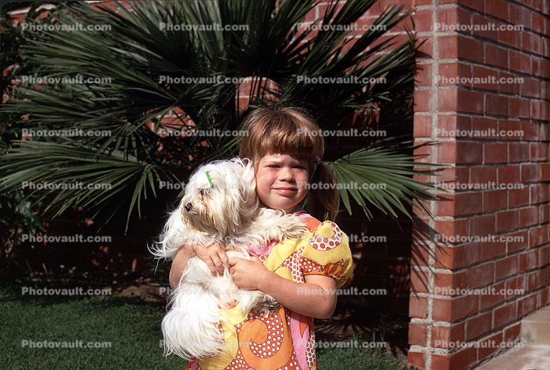 Litle Girl and her Dog