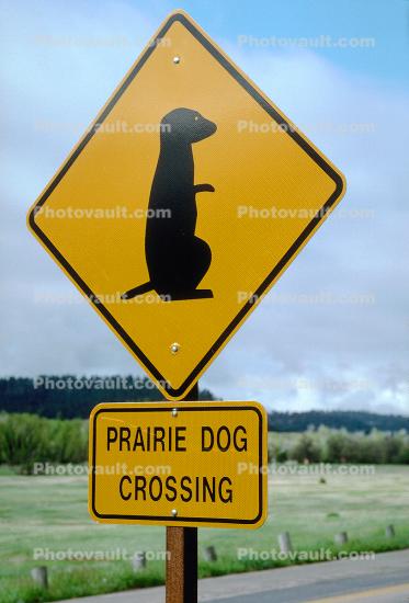 Prarie Dog Crossing, Caution, warning