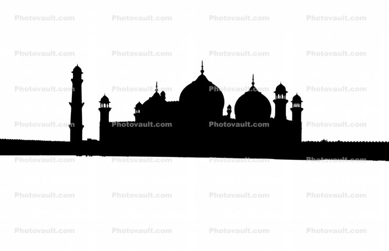 silhouette Mosque