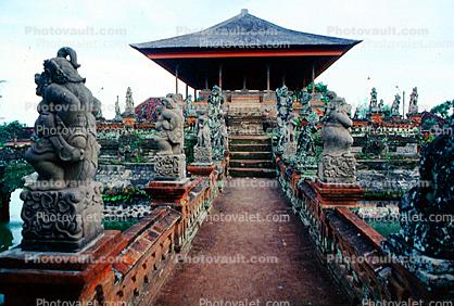 Pond, gardens, Statue, Kerta Gosa Klungkung, Bali Heritage Royal Court, landmark