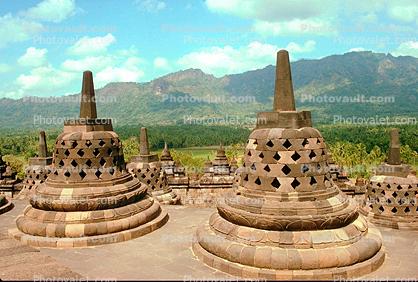 Borobudur Temple, near Magelang, Central Java, Monument, landmark, shrine, UNESCO World Heritage Site
