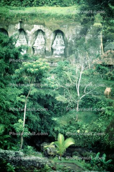 Gardens, Statues carved in rock, jungle