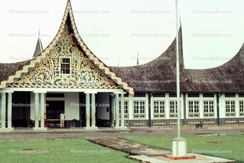 unique, Building, Temple, building, Woman, Padang