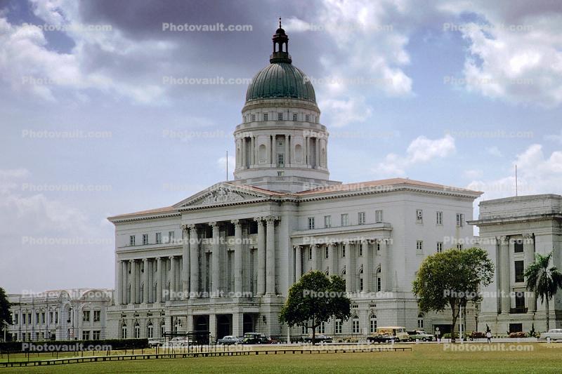 old Supreme Court building, Government Building, English colonial architecture, 1950s