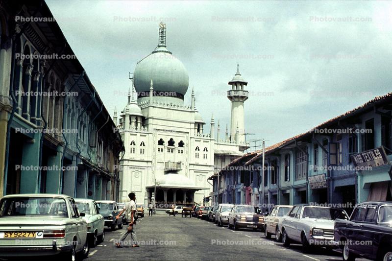 The Masjid Sultan (Sultan Mosque), Building, minaret, 1960s