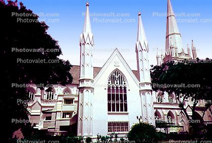 Saint AndrewÕs Cathedral, Anglican Church, Christian, Religion, Religious, Building, Singapore