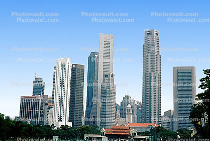 Cityscape, Skyline, Building, Skyscraper, Downtown Singapore