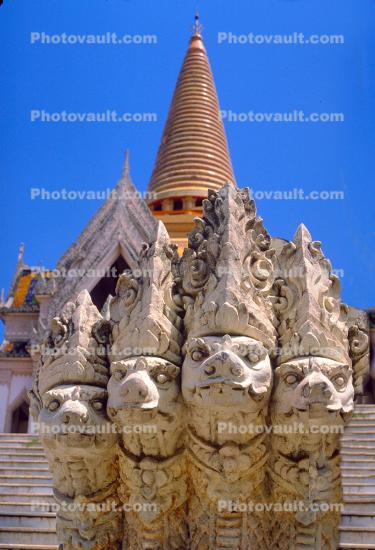 Dragon Monstors, Phra Pathom Chedi, Stupa, Nakhon Pathom, Xenomorph