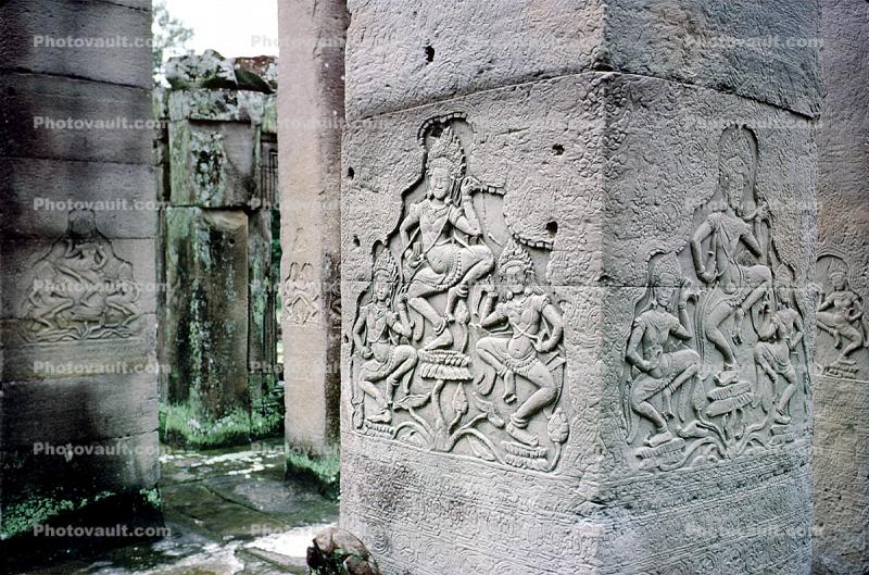 Bas-relief, carvings, rock, stone