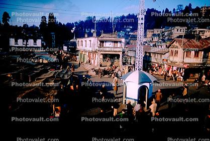 market area, Darjeeling, West Bengal, 1950s