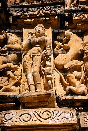 Erotic Carving, Parsvana Temple, Fatehpur, 1950s