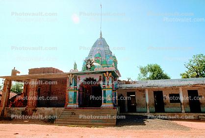 Hindu Temple, building, shrine, steps, Ahmedabad, Gujarat