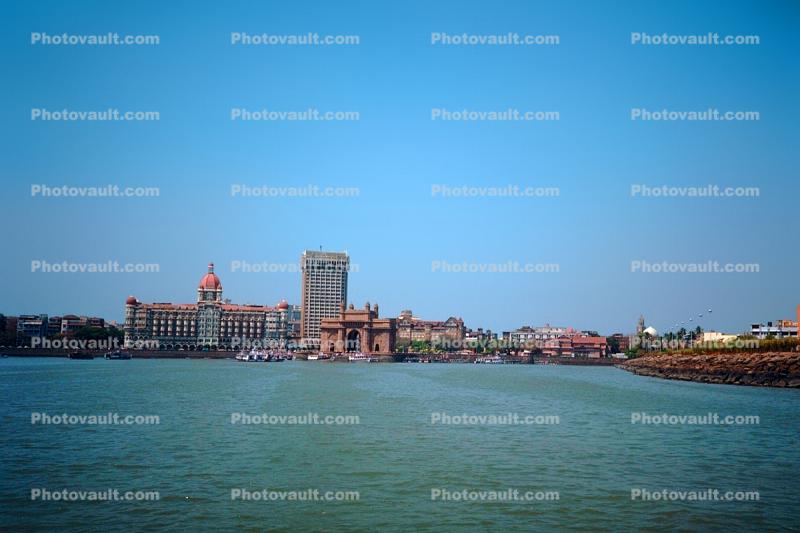 India Gate, buildings, skyline, Taj Mahal Hotel