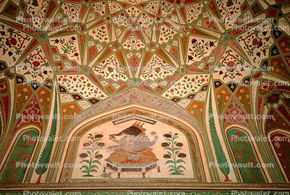 Ceiling Tilework, tile, Jaipur, Rajasthan
