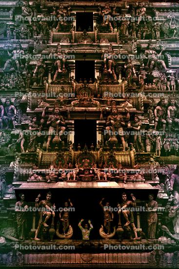 East Tower Gopuram, Meenakshi Temple, Madurai, Tamil Nadu