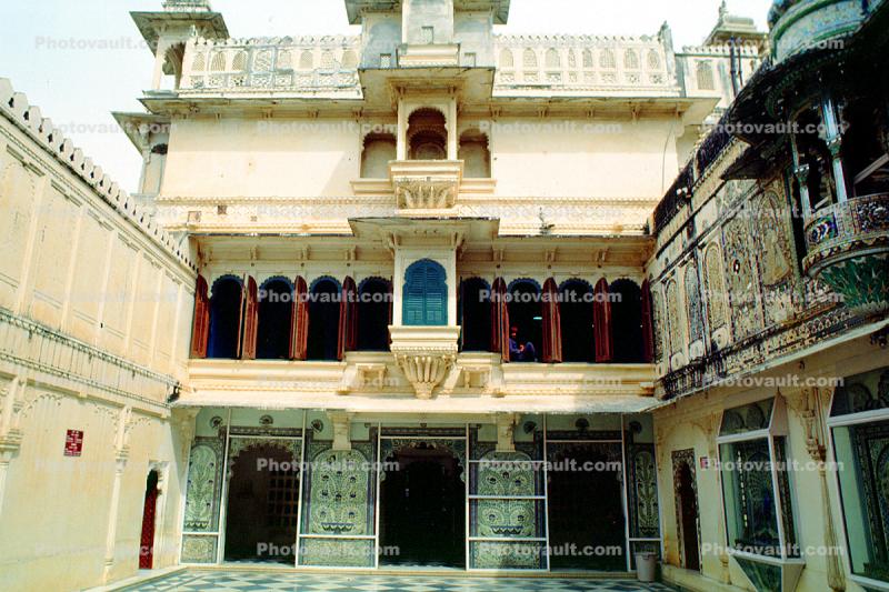 building, balcony, City Palace, building, Udaipur, Rajasthan