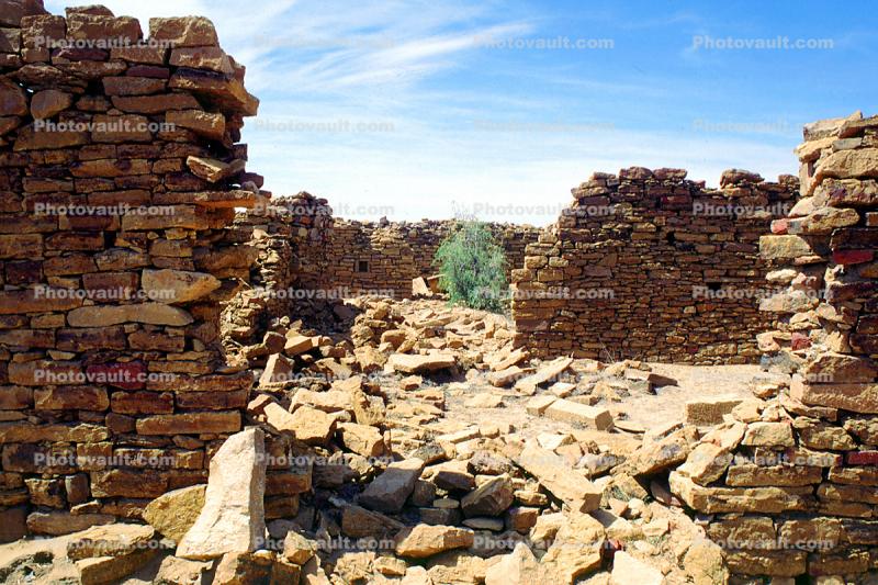 Ruins, brick, building, Dirt, soil, Thar Desert, Rajasthan