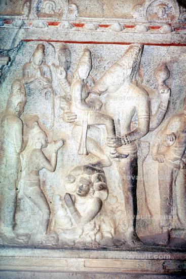 Stone Carving, Mahabalipuram, Tamil Nadu, bar-Relief