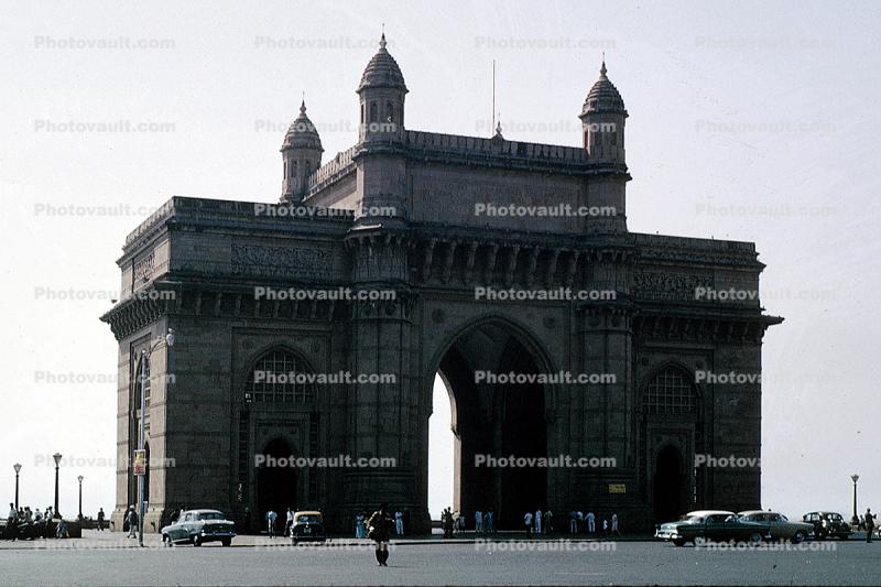 India Gate, Mumbai - Bombay, India, 1964, 1960s