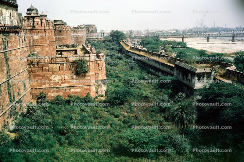 Agra, Fort, Building, River