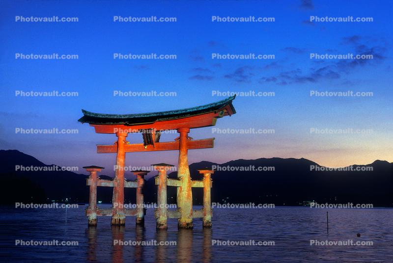 Sacred Place, the Torii Gate in Miyajima