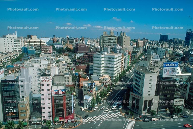 highrise buildings, cityscape, skyline, Tokyo