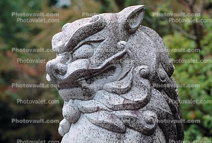 Nikko, Dragon, Stone Statue