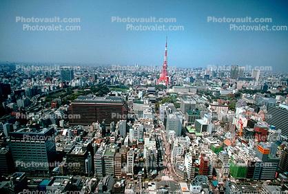 Cityscape, Buildings, Apartments, Tokyo Tower