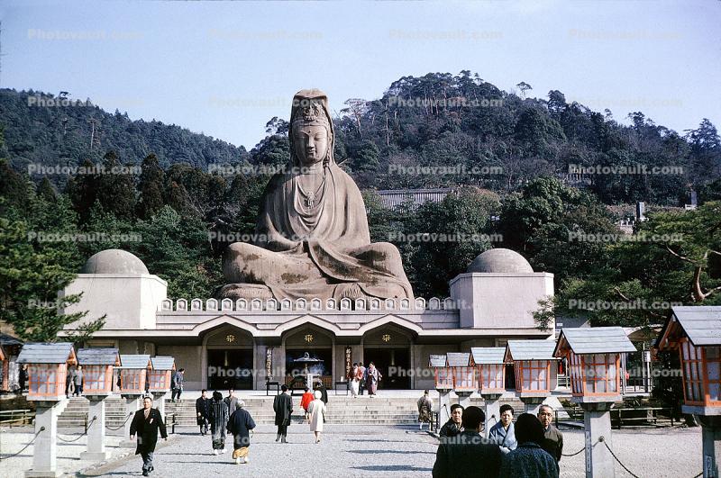 The Buddha at Kamakura, Kanagawa Prefecture, Japan, Statue, May 1964