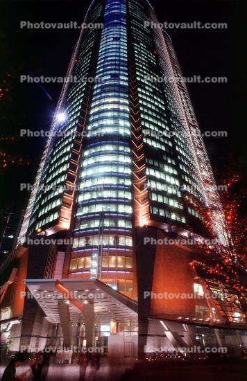Ginza District, Highrise Office Building, skyscraper, Nighttime, Tokyo