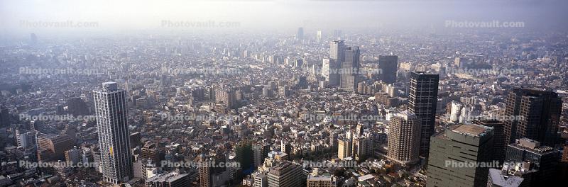 Cityscape, skyline, buildings, skyscrapers, Tokyo, Panorama