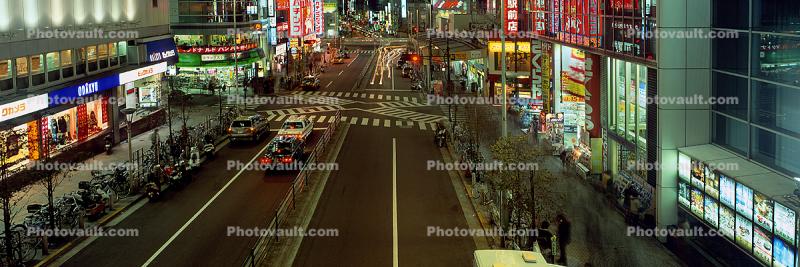 Street Scene, Tokyo Panorama