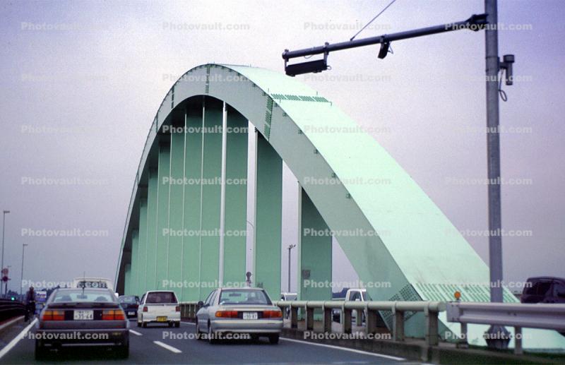 Bridge, Arch, cars, automobile, vehicles