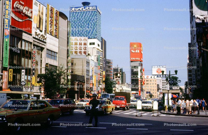 Ginza District, cars, automobiles, vehicles