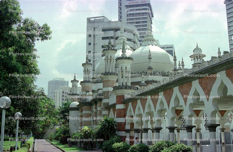 Minaret, Tower, National Mosque of Malaysia, landmark
