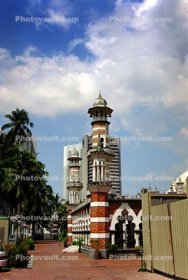 Kapitan Keling mosque, building, tower, Georgetown, Penang