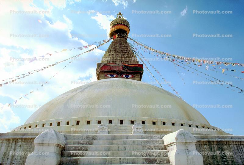 Stupa Boudhanath, Dome, Sacred Place, Buddhist Shrine, temple, building, Kathmandu