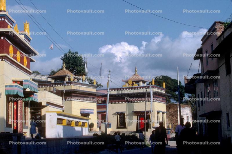 Buildings, Temple, street, shrine, Kathmandu