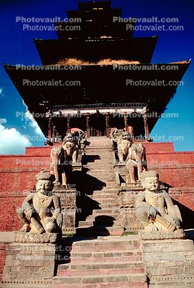 dedicated to the goddess Siddhi Lakshmi, or Siddhi Laxmi, Nyatapola Temple, Bhaktapur