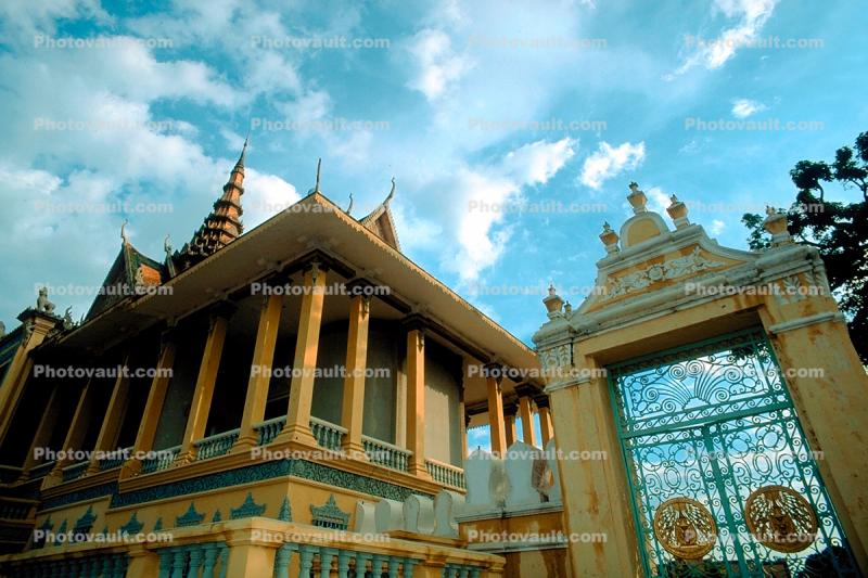 King Sihanouk Palace, landmark building, Kep Beach