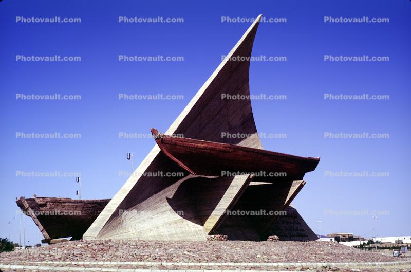 Sculpture, landmark, Jeddah, Saudi Arabia