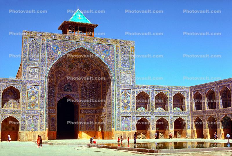 Jameh Mosque, J meh Mosque of Isfah n, Esfahan, famous  landmark