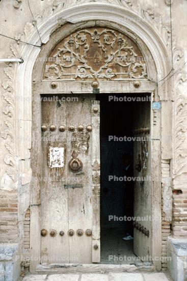 Sadek Waziri House, Door, Arch, Entrance, Entryway, ornate, building