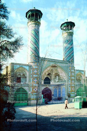 Friday mosque, Minaret, Sanandaj, Iran, landmark