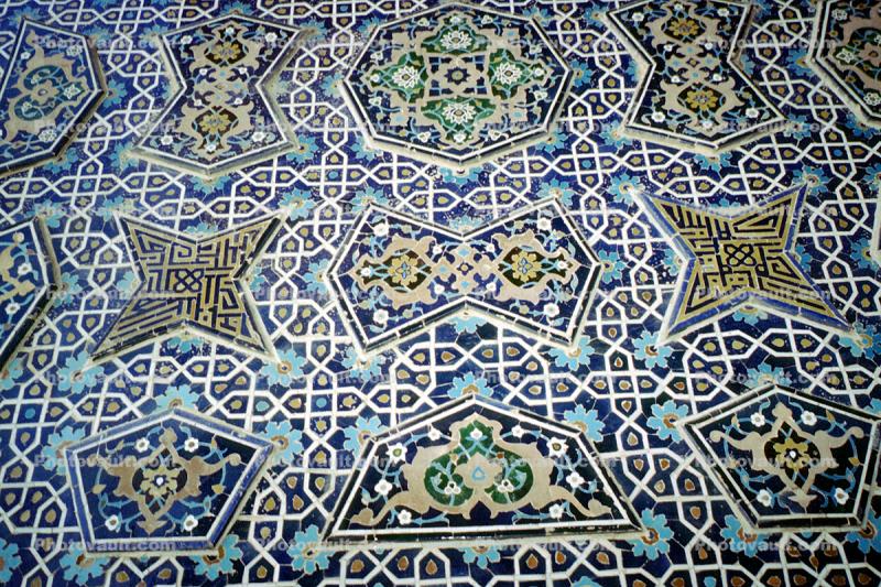 Tilework, Mosque, Building, Isfahan