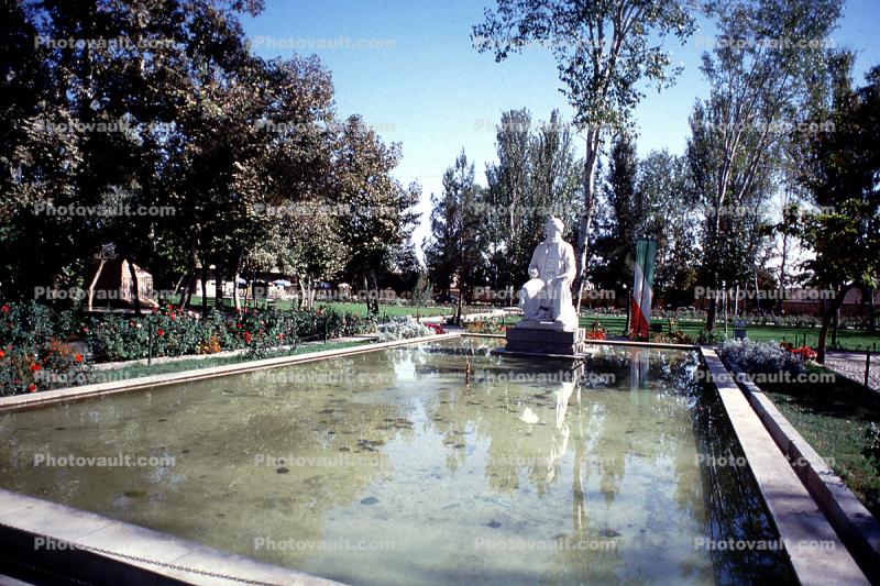 Water Fountain, aquatics, Sculpture, Pond, Gardens, Tus, Tous, Toos, T s, Razavi Khorasan Province