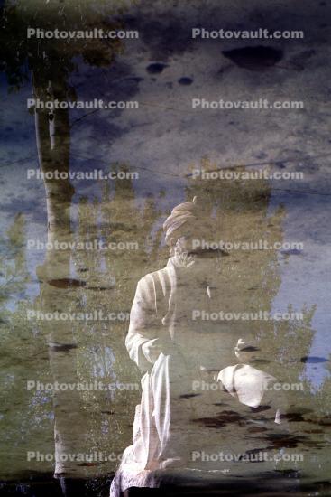 Sculpture, Sitting Man, Tus, Tous, Toos, T s, Razavi Khorasan Province
