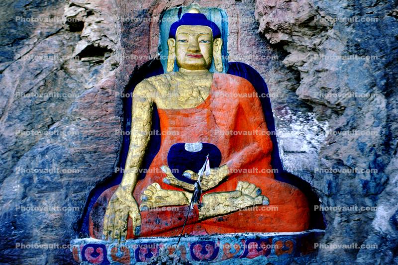 Buddha Rock Carving, Lhasa, Tibet
