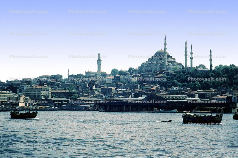 Minaret, landmark, Istanbul